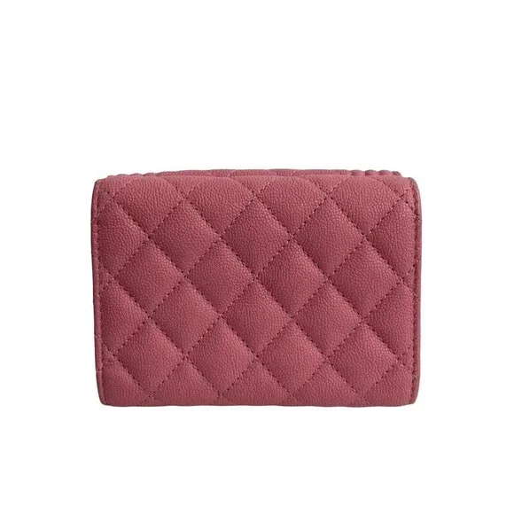 CHANEL Authentic Pink Caviar Leather Wallet - Picture 3 of 9